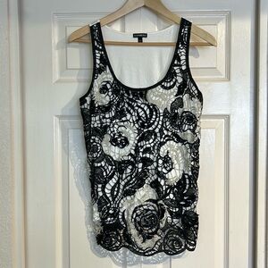 Express Laced Sequin Tank